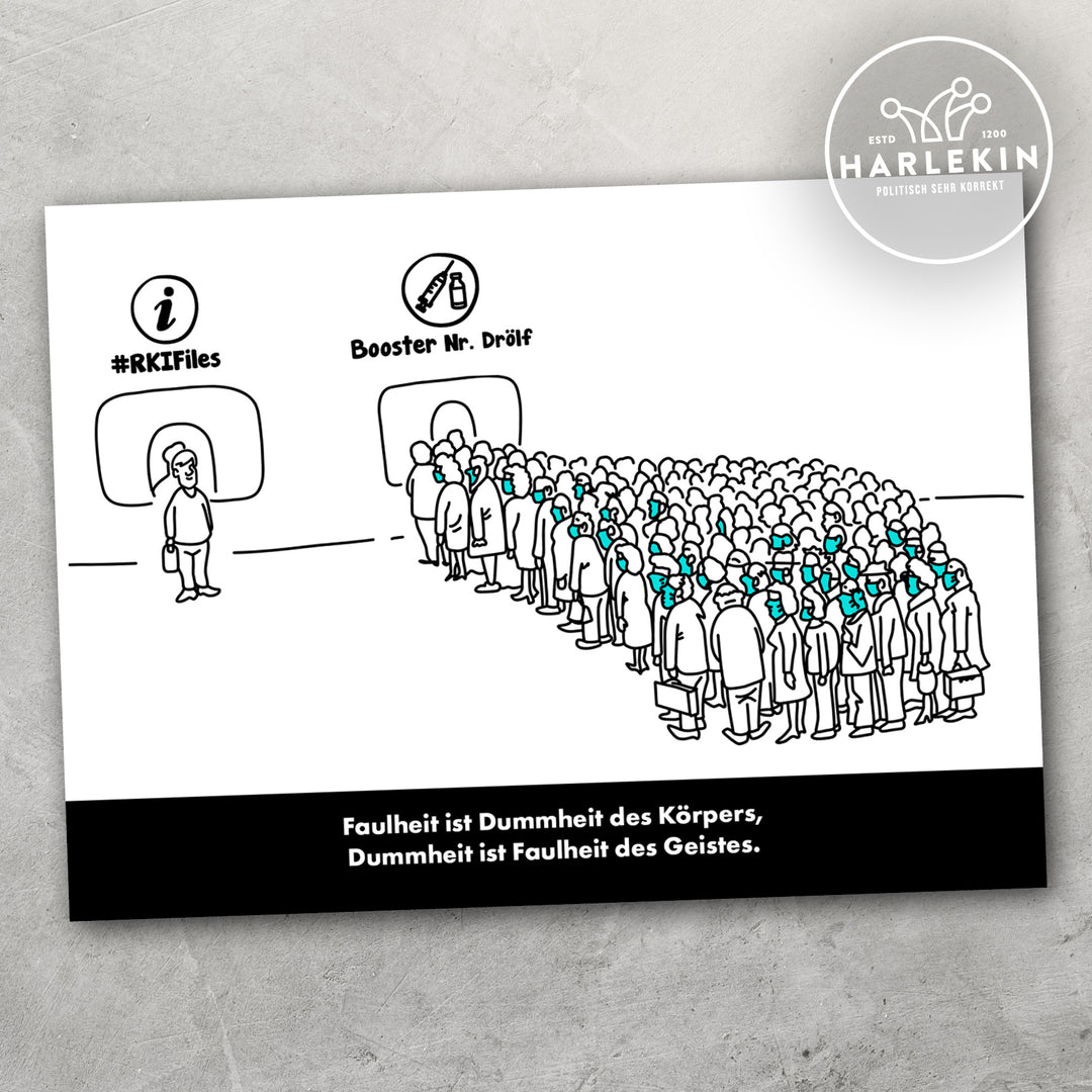 STICKER / AUFKLEBER • #RKIFILES & DIE FAULHEIT DES GEISTES (10 STK.)