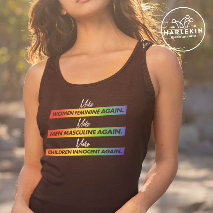 ORGANIC TANK TOP MÄDELS • MAKE MEN MASCULINE AGAIN