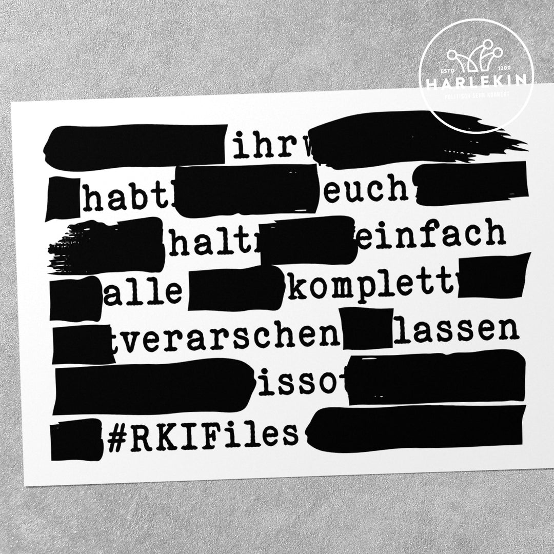 GROSSE STICKER / AUFKLEBER • #RKIFILES (10 STK.)