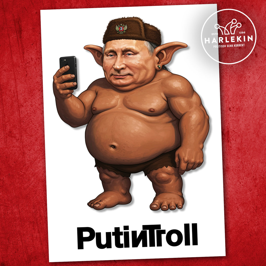 STICKER / AUFKLEBER • PUTINTROLL (10 STK.)