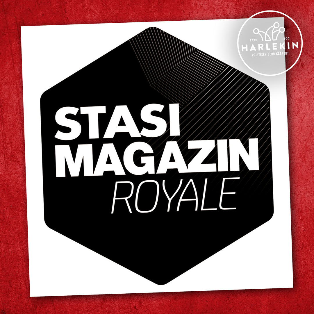 STICKER / AUFKLEBER • STASI MAGAZIN ROYALE (10 STK.)