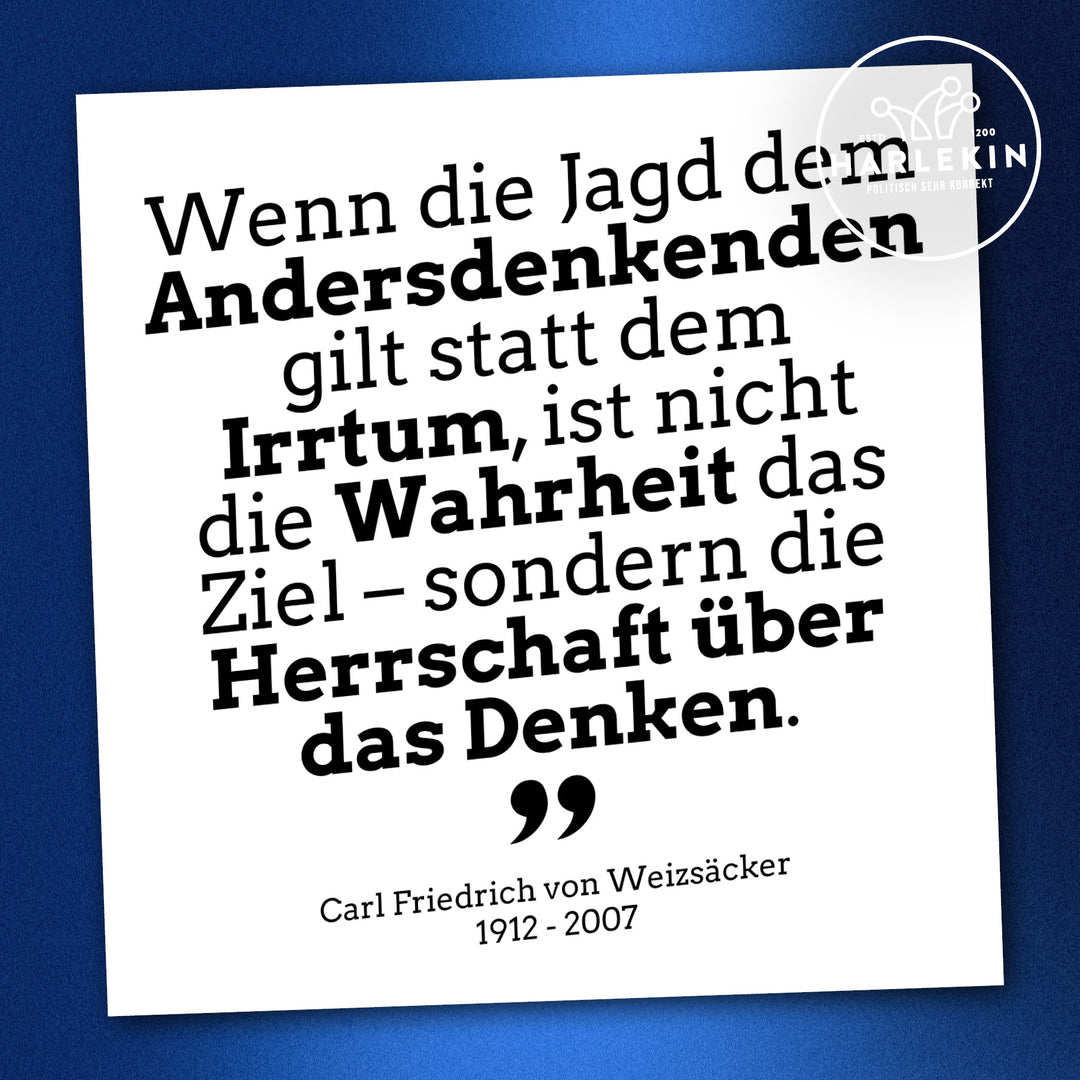 STICKER / AUFKLEBER • JAGD NACH ANDERSDENKENDEN (10 STK.)