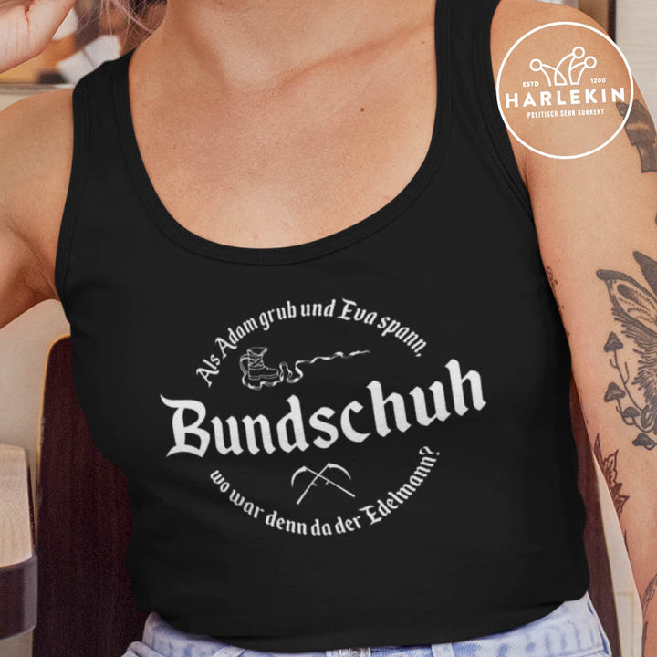 ORGANIC TANK TOP MÄDELS  •  BUNDSCHUH: ADAM, EVA, EDELMANN