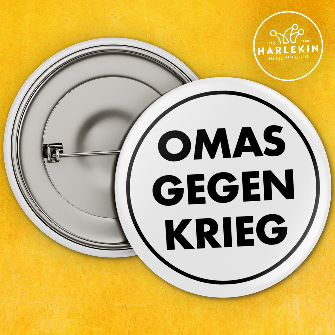 GROSSER BUTTON • OMAS GEGEN KRIEG (5 STK.)
