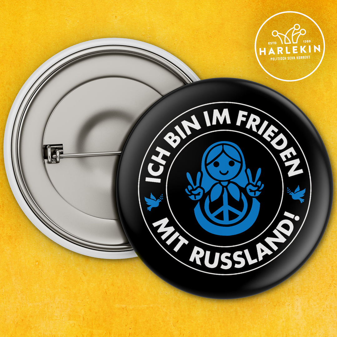 GROSSER BUTTON • ICH BIN IM FRIEDEN MIT RUSSLAND (5 STK.)