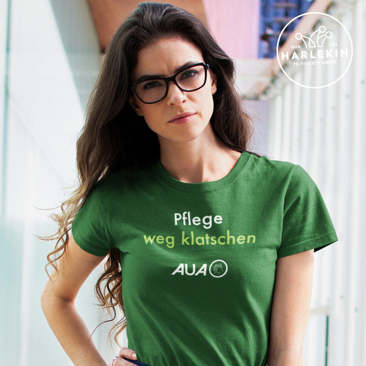 DIE WERBEANSTALT PREMIUM SHIRT MÄDELS • AUA: PFLEGE WEG KLATSCHEN