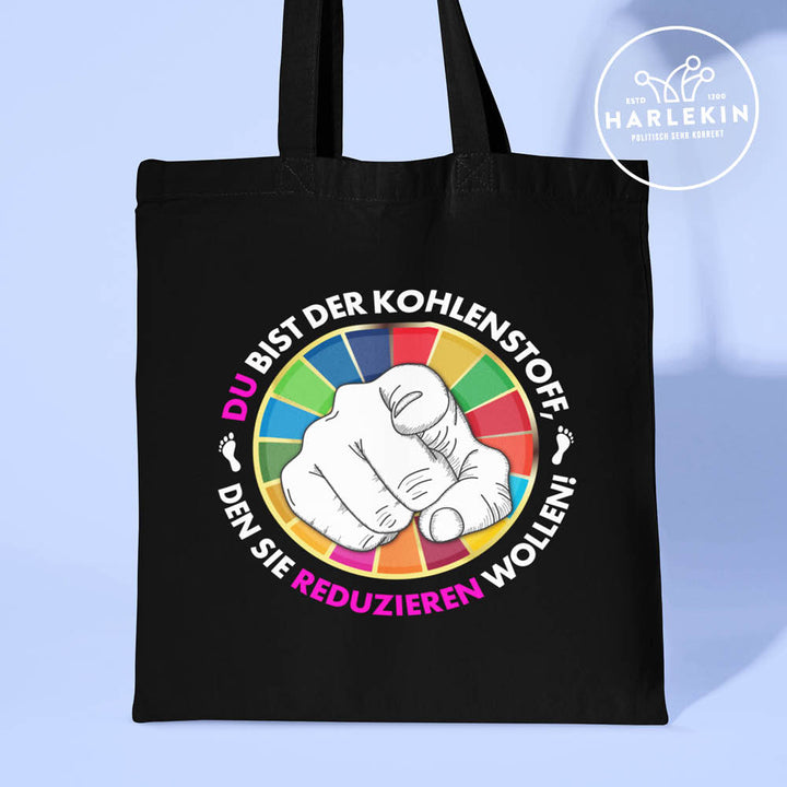 STOFFTASCHE • DU BIST DER KOHLENSTOFF