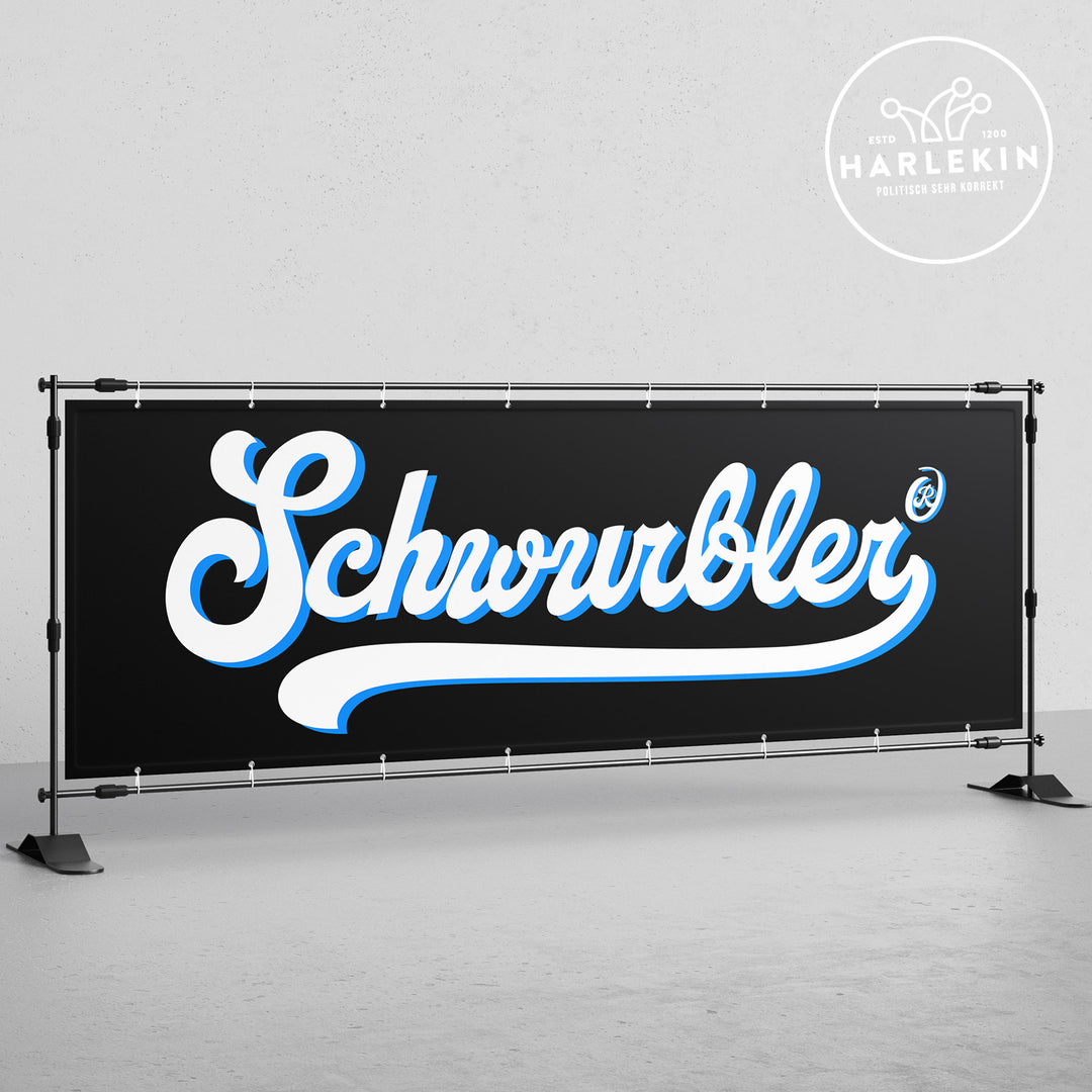 BANNER / PVC-PLANE extralang 3m x 1m • SCHWURBLER