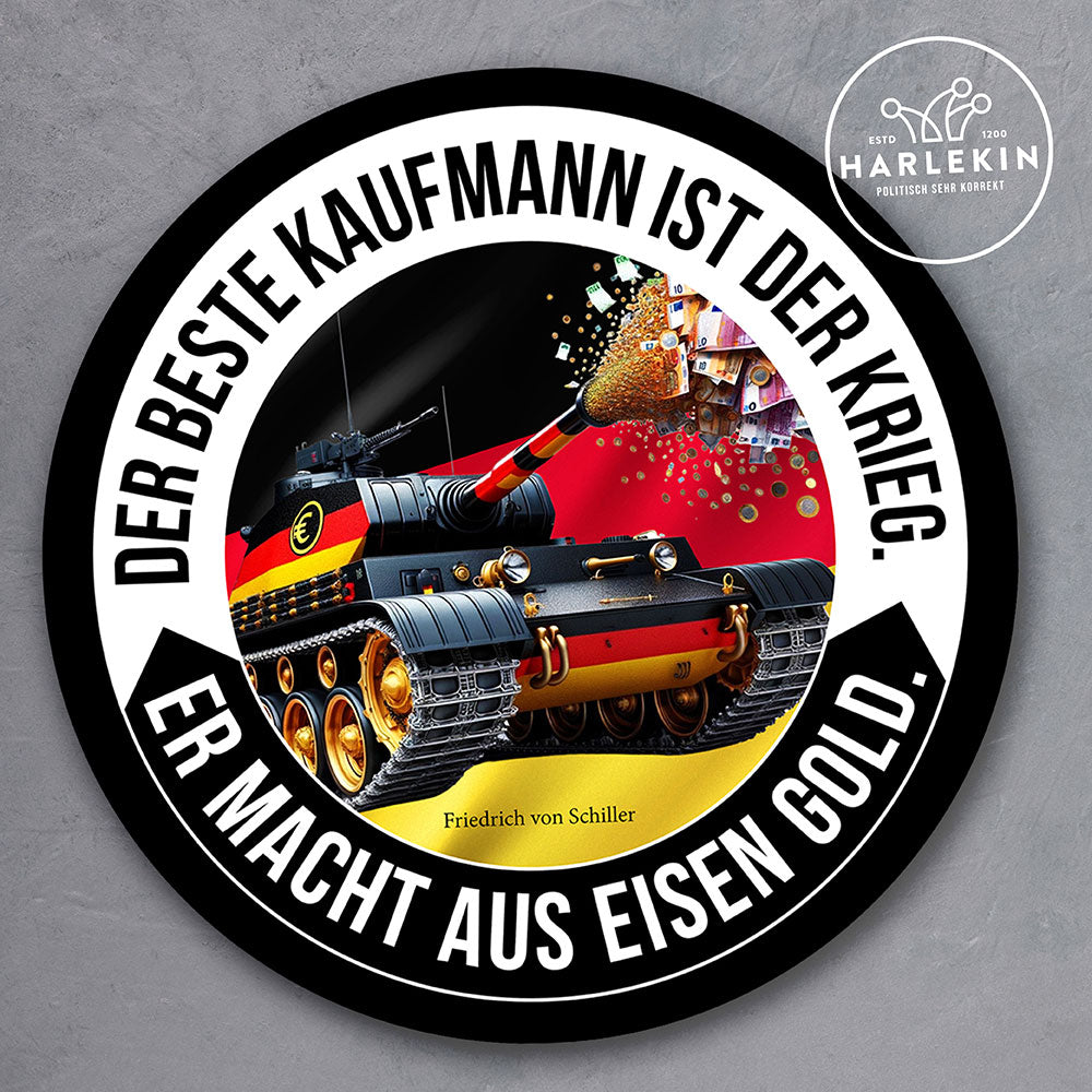 GROSSE STICKER / AUFKLEBER • DER BESTE KAUFMANN (10 STK.)