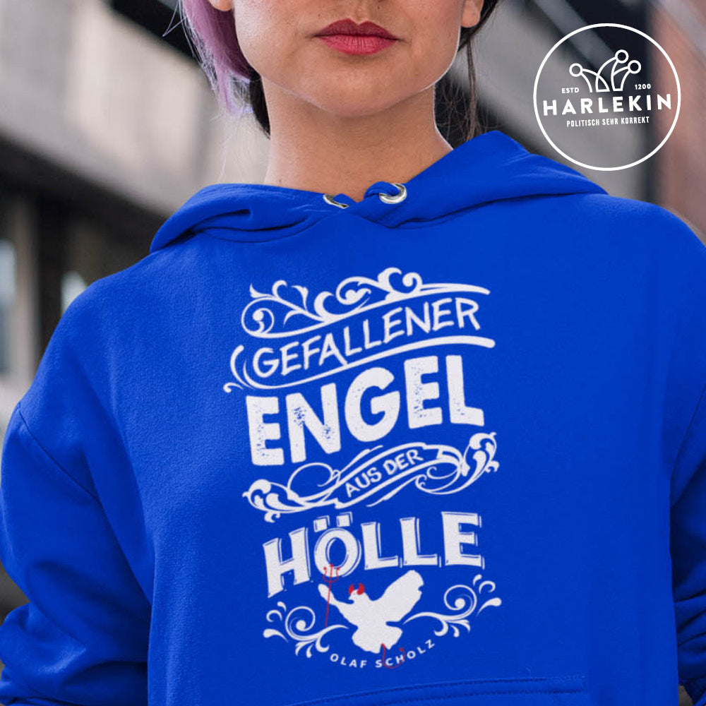 HOODIE MÄDELS • OLAF SCHOLZ: GEFALLENER ENGEL AUS DER HÖLLE