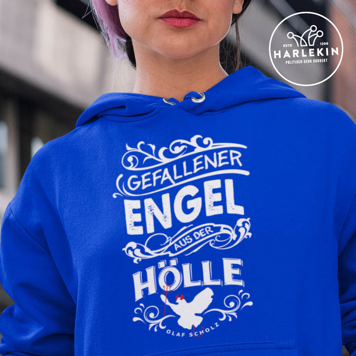 HOODIE MÄDELS • OLAF SCHOLZ: GEFALLENER ENGEL AUS DER HÖLLE