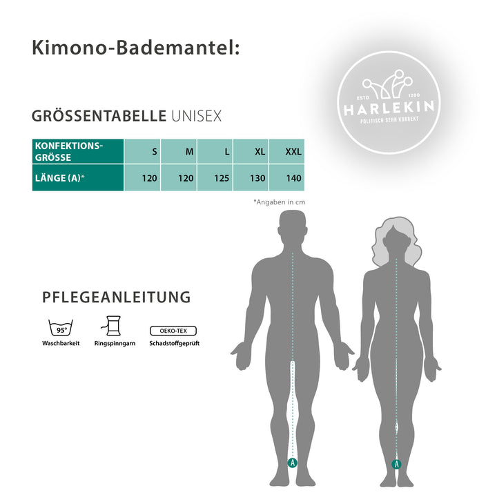 BESTICKTER BADEMANTEL / MORGENMANTEL • THINK OUTSIDE THE BOX