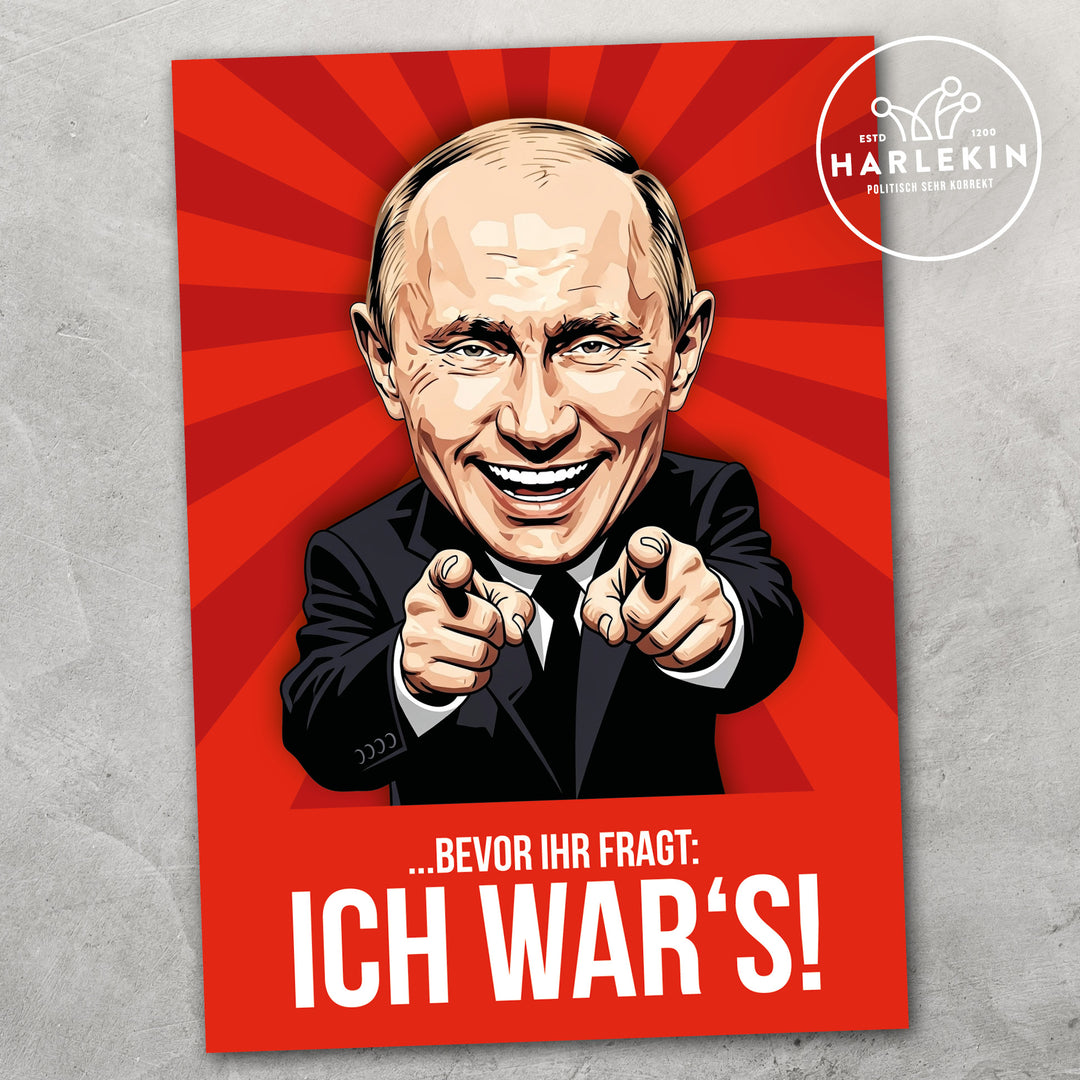 STICKER / AUFKLEBER • ICH WAR'S! (10 STK.)