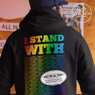 HOODIE BUBEN • I STAND WITH - ONE FOR ALL SHIRT