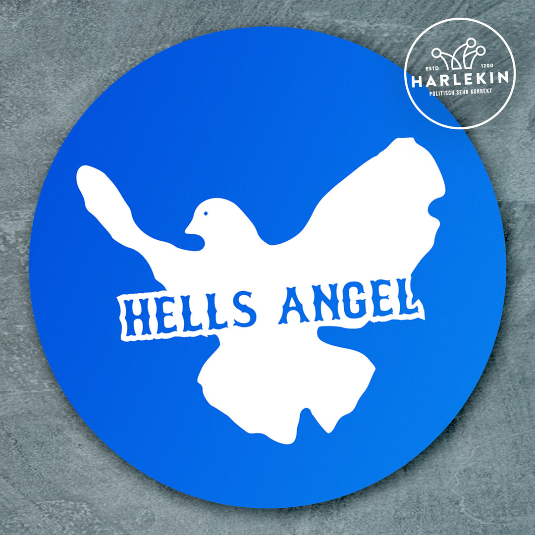 GROSSE STICKER / AUFKLEBER • HELLS ANGEL (FRIEDENSTAUBE) (10 STK.)
