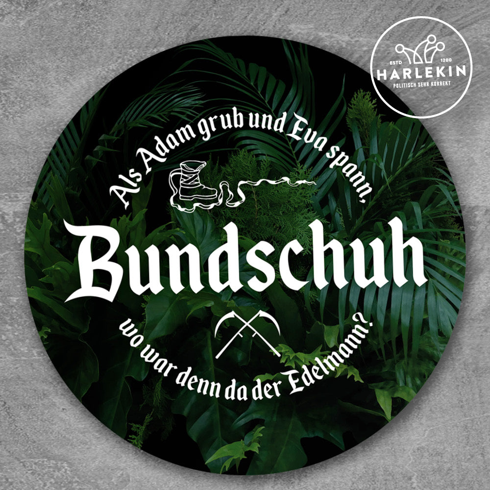 GROSSE STICKER / AUFKLEBER • BUNDSCHUH (10 STK.)