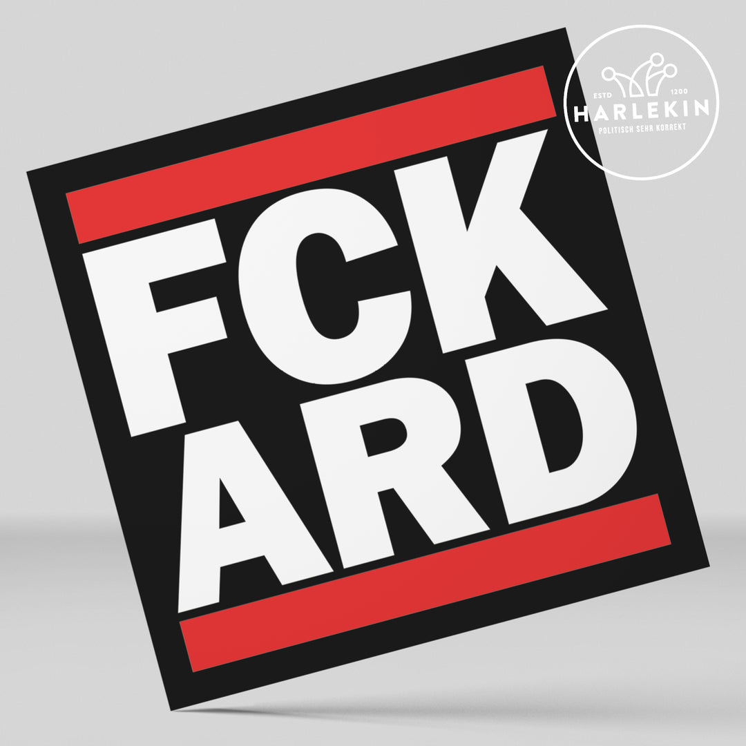 GROSSE STICKER / AUFKLEBER • FCK ARD (10 STK.)