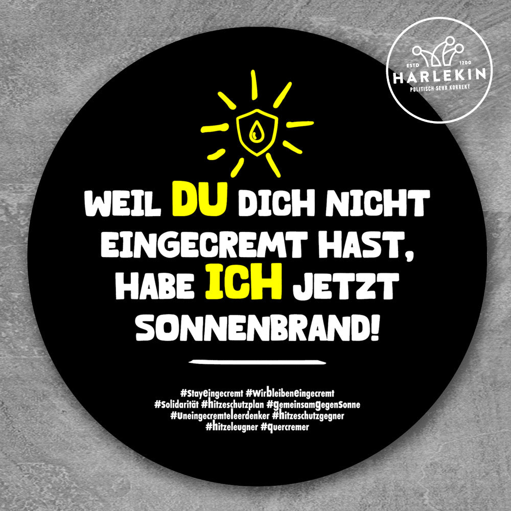 GROSSE STICKER / AUFKLEBER • QUERCREMER & SONNENSCHUTZ (10 STK.)