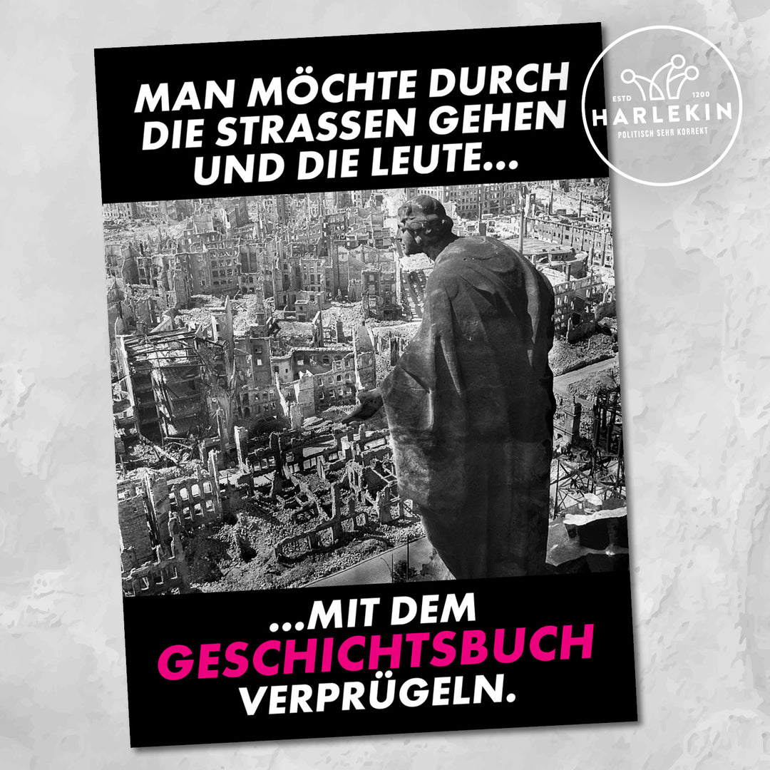 STICKER / AUFKLEBER • MAN MÖCHTE DURCH DIE STRASSEN GEHEN (10 STK.)