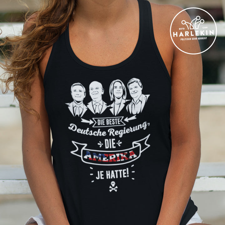 ORGANIC TANK TOP MÄDELS • DIE BESTE DEUTSCHE REGIERUNG, DIE AMERIKA JE HATTE