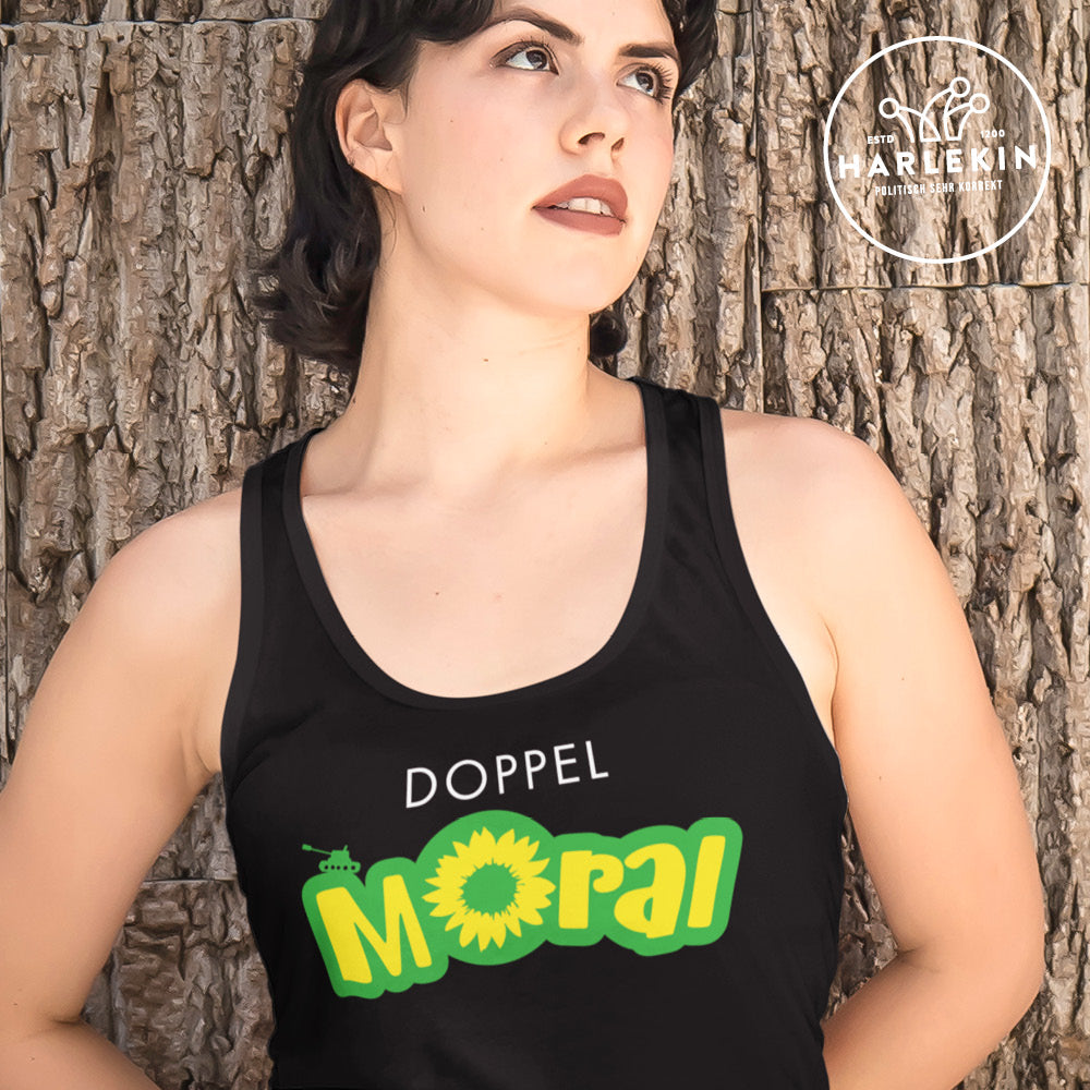 ORGANIC TANK TOP MÄDELS • DIE GRÜNEN: DOPPELMORAL
