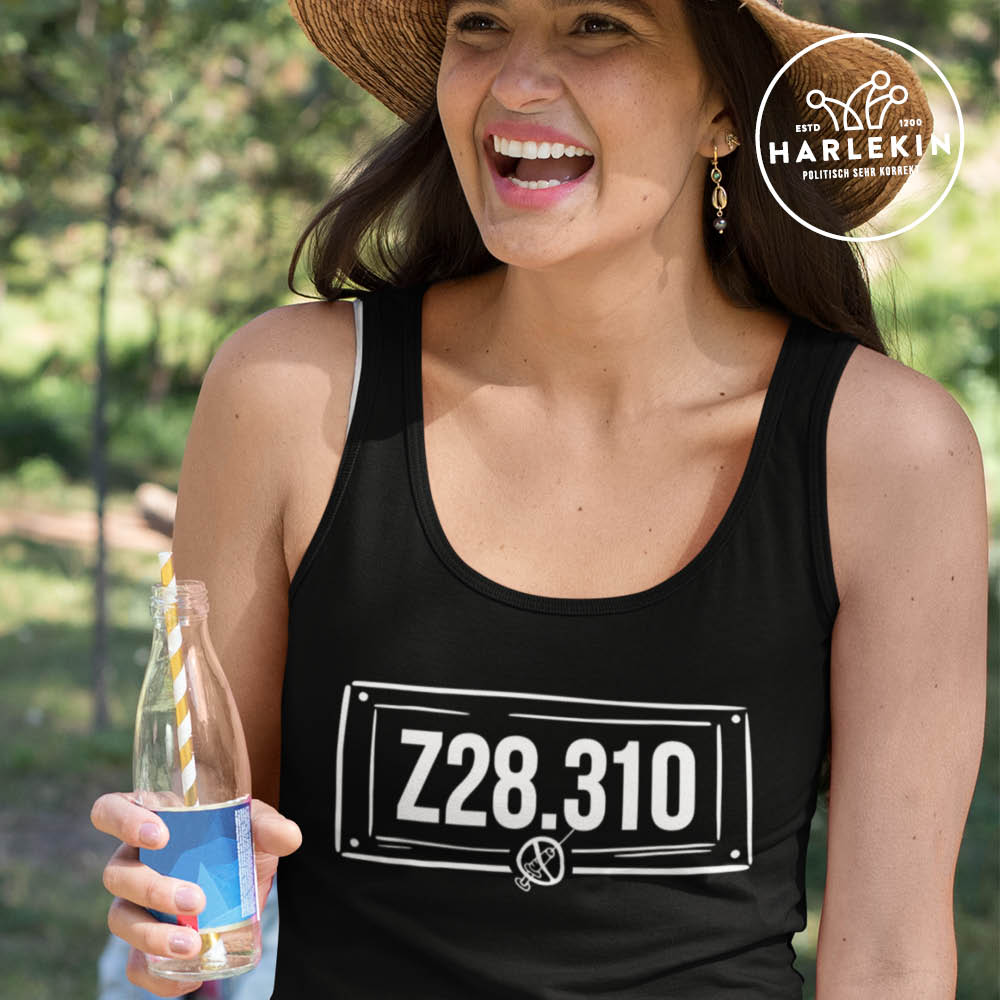 ORGANIC TANK TOP MÄDELS • Z28.310 - DER CODE FÜR COVID-UNGEIMPFTE