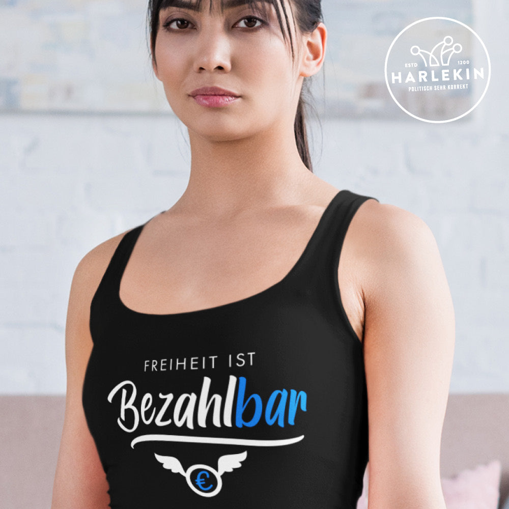 ORGANIC TANK TOP MÄDELS • FREIHEIT IST BEZAHLBAR