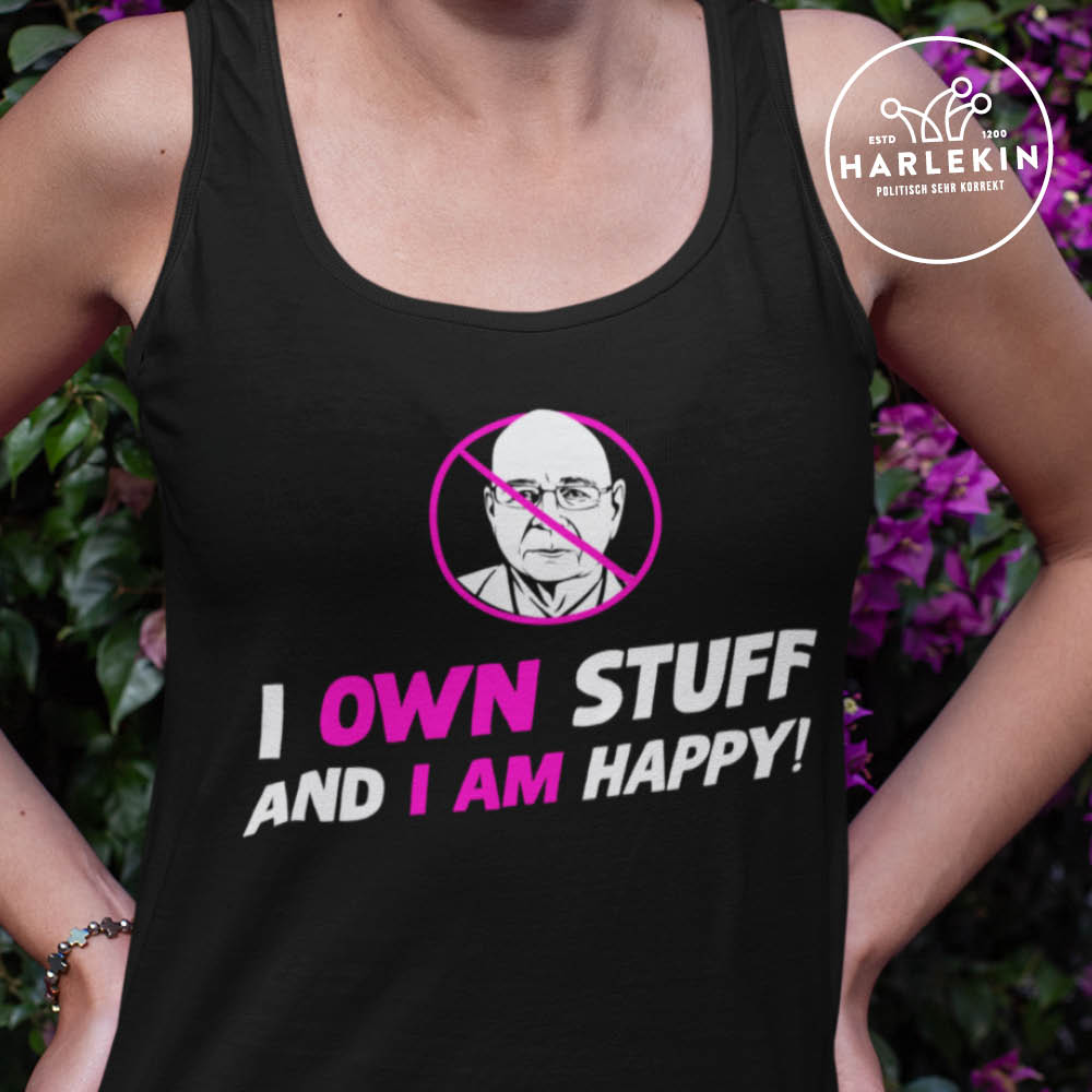 ORGANIC TANK TOP MÄDELS • KLAUS & DAS WEF: I OWN STUFF