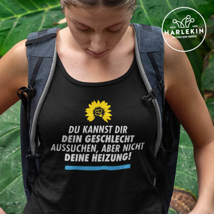 ORGANIC TANK TOP MÄDELS • GRÜNE NEUE WELT: HEIZUNG & GESCHLECHT