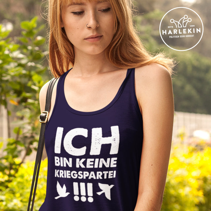 ORGANIC TANK TOP MÄDELS • ICH BIN KEINE KRIEGSPARTEI