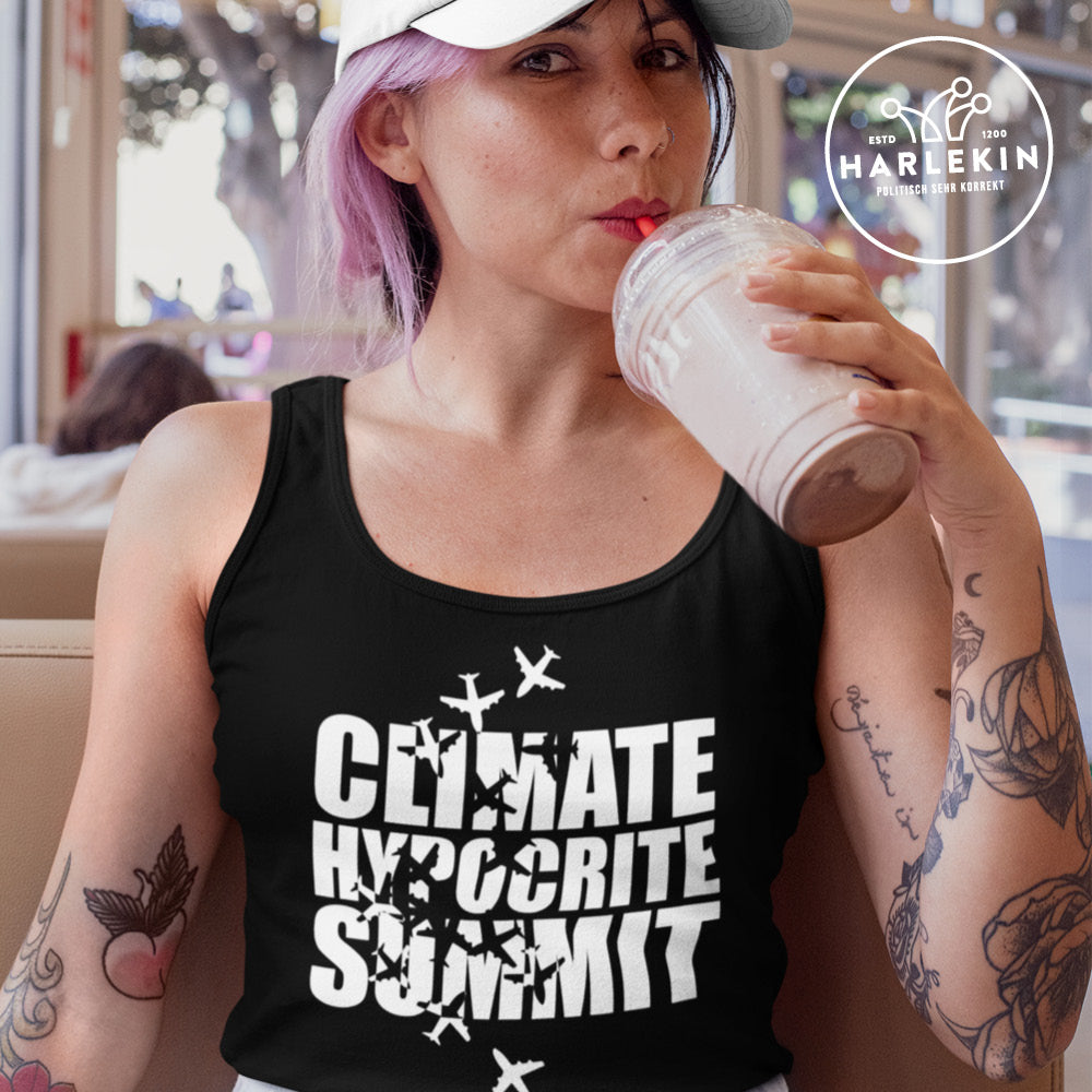 ORGANIC TANK TOP MÄDELS • CLIMATE HYPOCRITE SUMMIT