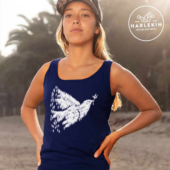 ORGANIC TANK TOP MÄDELS • FRIEDENSBEWEGUNG - WIR SIND MEHR
