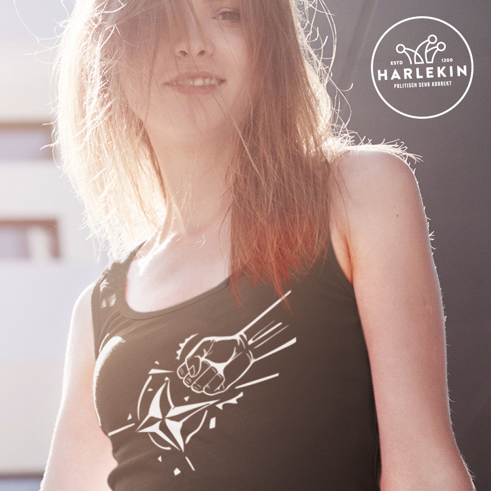 ORGANIC TANK TOP MÄDELS • DESTROY NATO