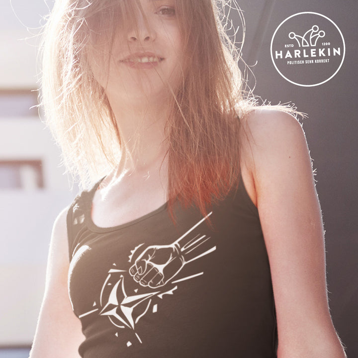 ORGANIC TANK TOP MÄDELS • DESTROY NATO