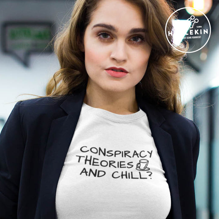 ORGANIC SHIRT MÄDELS • CONSPIRACY THEORIES AND CHILL - LIGHT