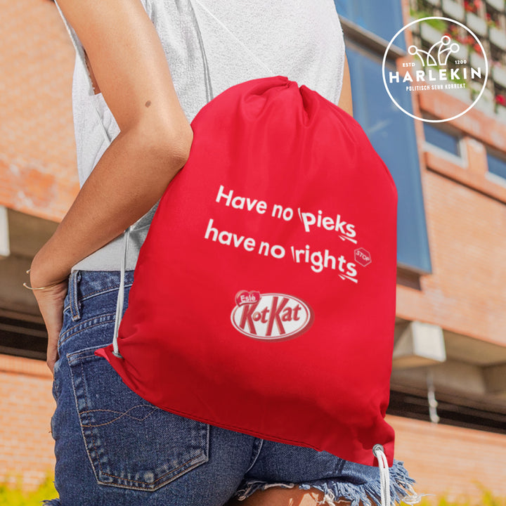 DIE WERBEANSTALT TURNBEUTEL • KOTKAT: NO PIEKS NO RIGHTS