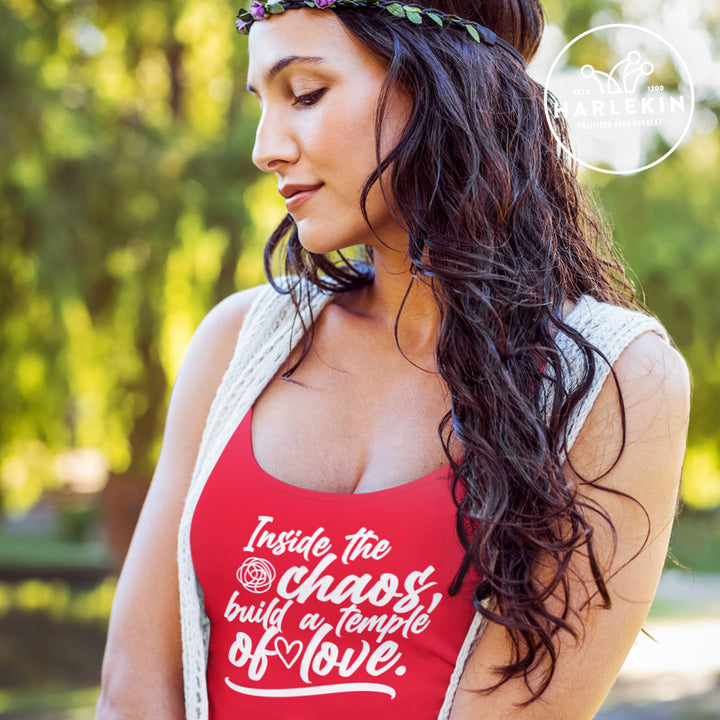 TANK TOP MÄDELS • INSIDE THE CHAOS BUILD A TEMPLE OF LOVE - DUNKEL
