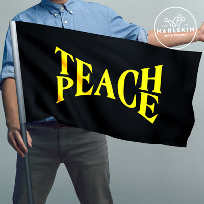 FLAGGE / SCHWENKFAHNE • TEACH PEACE