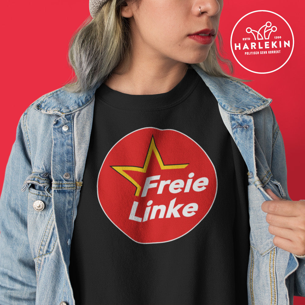 FREIE LINKE SWEATER MÄDELS • LOGO BADGE - DUNKEL