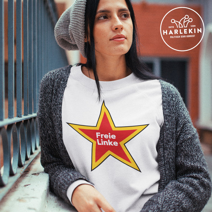 FREIE LINKE SWEATER MÄDELS • LOGO - HELL