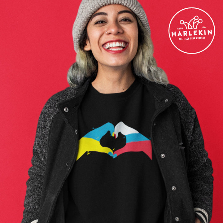 SWEATER MÄDELS • RUSSIA UKRAINE HEART PEACE