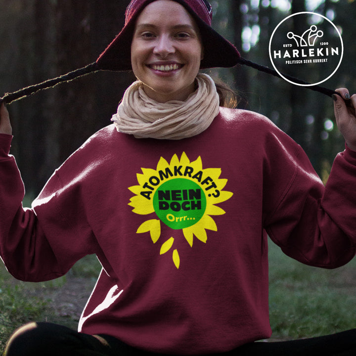 SWEATER MÄDELS • DIE GRÜNEN: ATOMKRAFT? NEIN! DOCH! ORRR...