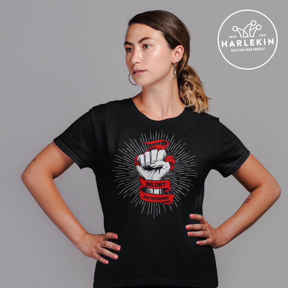 FREIE LINKE ORGANIC SHIRT MÄDELS • BILDET ANTIKÖRPER