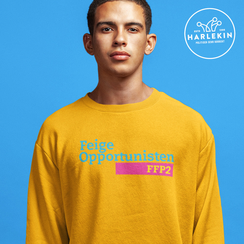 SPASSKULTUR  SWEATER BUBEN • FEIGE OPPORTUNISTEN (FFP2-FDP)