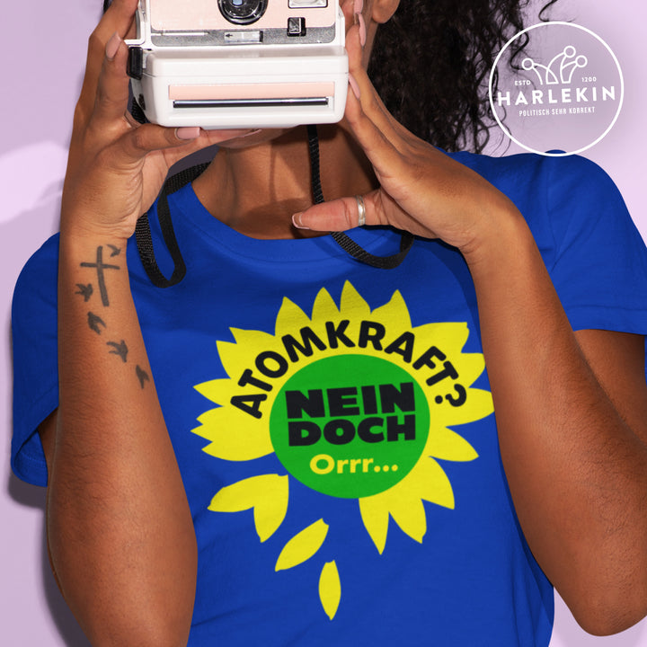 SPASSKULTUR ORGANIC SHIRT MÄDELS • DIE GRÜNEN: ATOMKRAFT? NEIN! DOCH! ORRR...