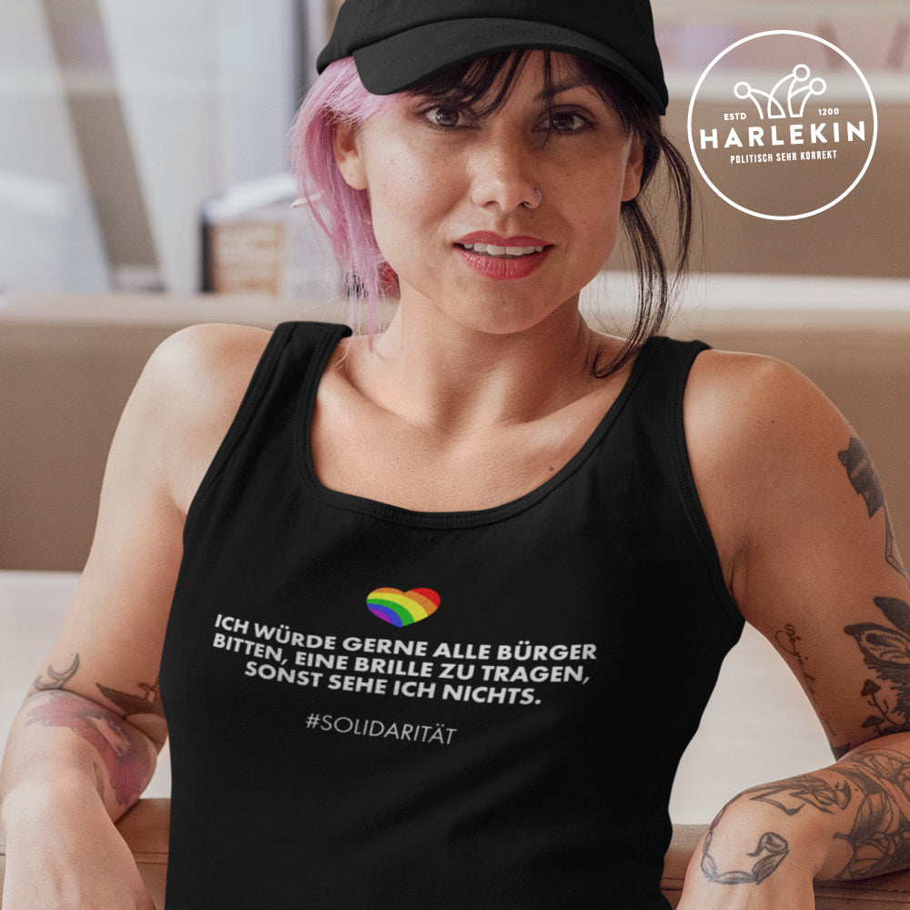TANK TOP MÄDELS • SOLIDARITÄT: BRILLENPFLICHT