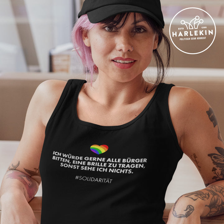 TANK TOP MÄDELS • SOLIDARITÄT: BRILLENPFLICHT