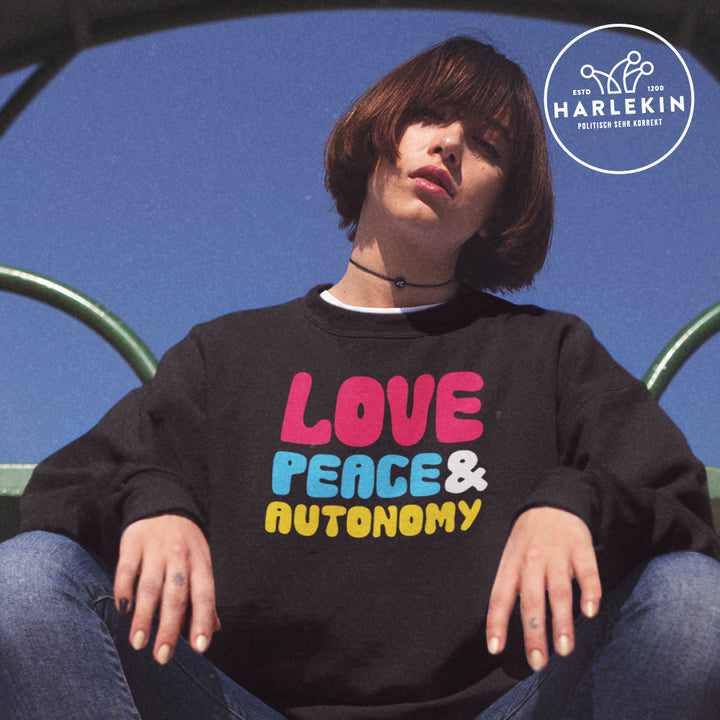 DIE MÖHRE: GRÜNZEUG ORGANIC SWEATER MÄDELS • LOVE, PEACE & AUTONOMY