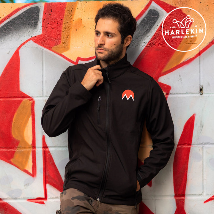 MANOVA SOFTSHELL JACKE BUBEN / EDLER STICK • ICON