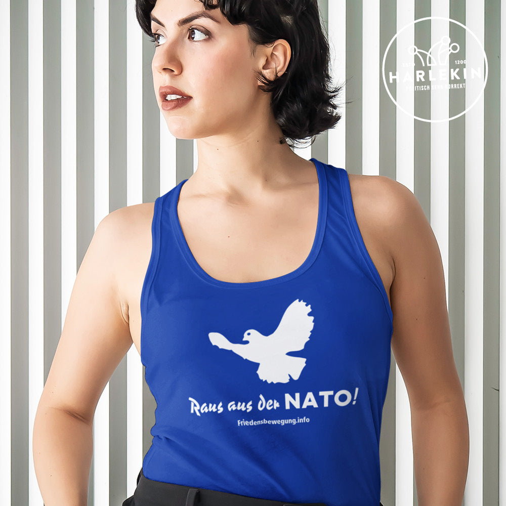 FRIEDENSBEWEGUNG.INFO TANK TOP MÄDELS • RAUS AUS DER NATO